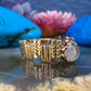 9 karaat ring met zwarte opaal