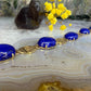 14 karaat gouden lapis armband