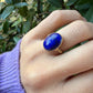 9 karaat lapis lazuli ring