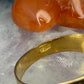 18 karaat gouden ring met gele saffier