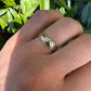 9 karaat gegraveerde ring