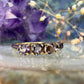 9 karaat ring met amethisten