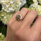14 karaat gouden granaat ring