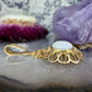 14 karaat gouden opaal hanger