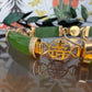 14 karaat gouden jade armband