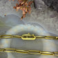 14 karaat gouden paperclip armband