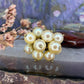 14 karaat gouden parel ring