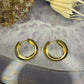 8 karaat chunky hoops