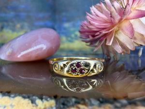 8 karaat robijn ring