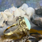 14 karaat gouden opaal ring