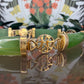 14 karaat gouden jade armband