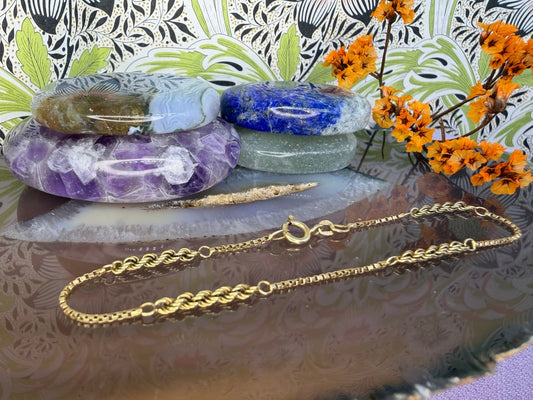 14 karaat gouden armband