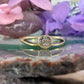 14 karaat gouden diamant ring
