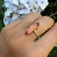 10 karaat saffier ring
