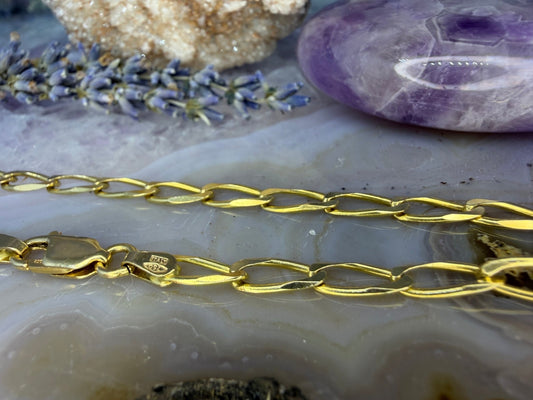 18 karaat gouden schakelarmband