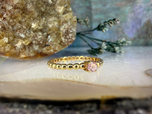 9 karaat toermalijn ring