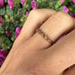 14 karaat gouden ring met bloedkoraal