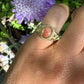 14 karaat gouden ring met goudsteen