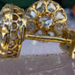 14 karaat gouden diamant oorknoppen