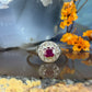10 karaat robijn en diamant ring