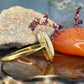 14 karaat gouden opaal ring