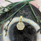 14 karaat gouden diamant hanger