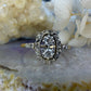 14 karaat gouden ring met diamanten
