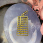18 karaat gouden telraam hanger