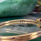 14 karaat gouden ring met robijn
