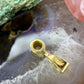 14 karaat gouden diamant hangertje