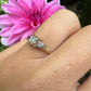 10 karaat Edwardiaanse ring met diamant