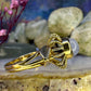 14 karaat gouden ring met chalcedoon