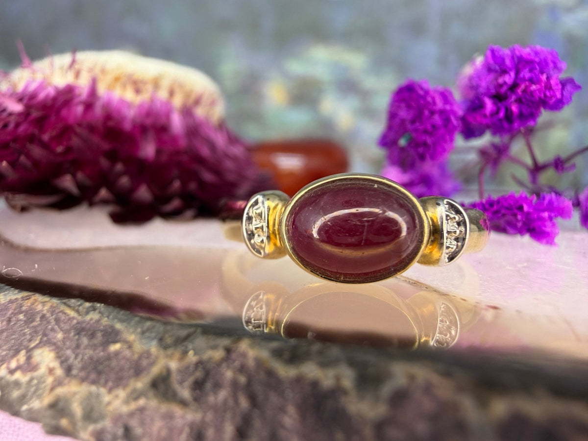 8 karaat robijn ring