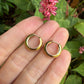 8 karaat chunky hoops