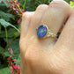 9 karaat opaal ring
