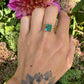 14 karaat gouden turkoois ring