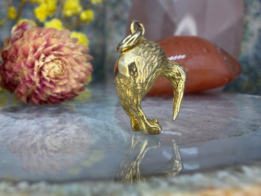 9 karaat kiwi hanger