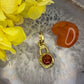 14 karaat gouden spinel hanger