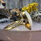14 karaat gouden opaal ring