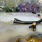 14 karaat gouden zwarte koraal ketting