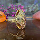 12 karaat rose- en geelgouden ring