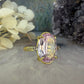 14 karaat gouden saffier ring