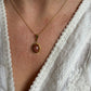 14 karaat gouden goudsteen hanger