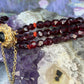 14 karaat gouden granaat armband
