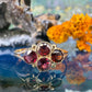 9 karaat ring met granaat