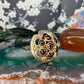 14 karaat gouden granaat ring