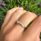 14 karaat gouden ring met diamant