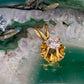 14 karaat gouden diamant hanger