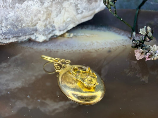 14 karaat gouden kalebas hanger