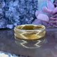 18 karaat gouden gevlochten ring